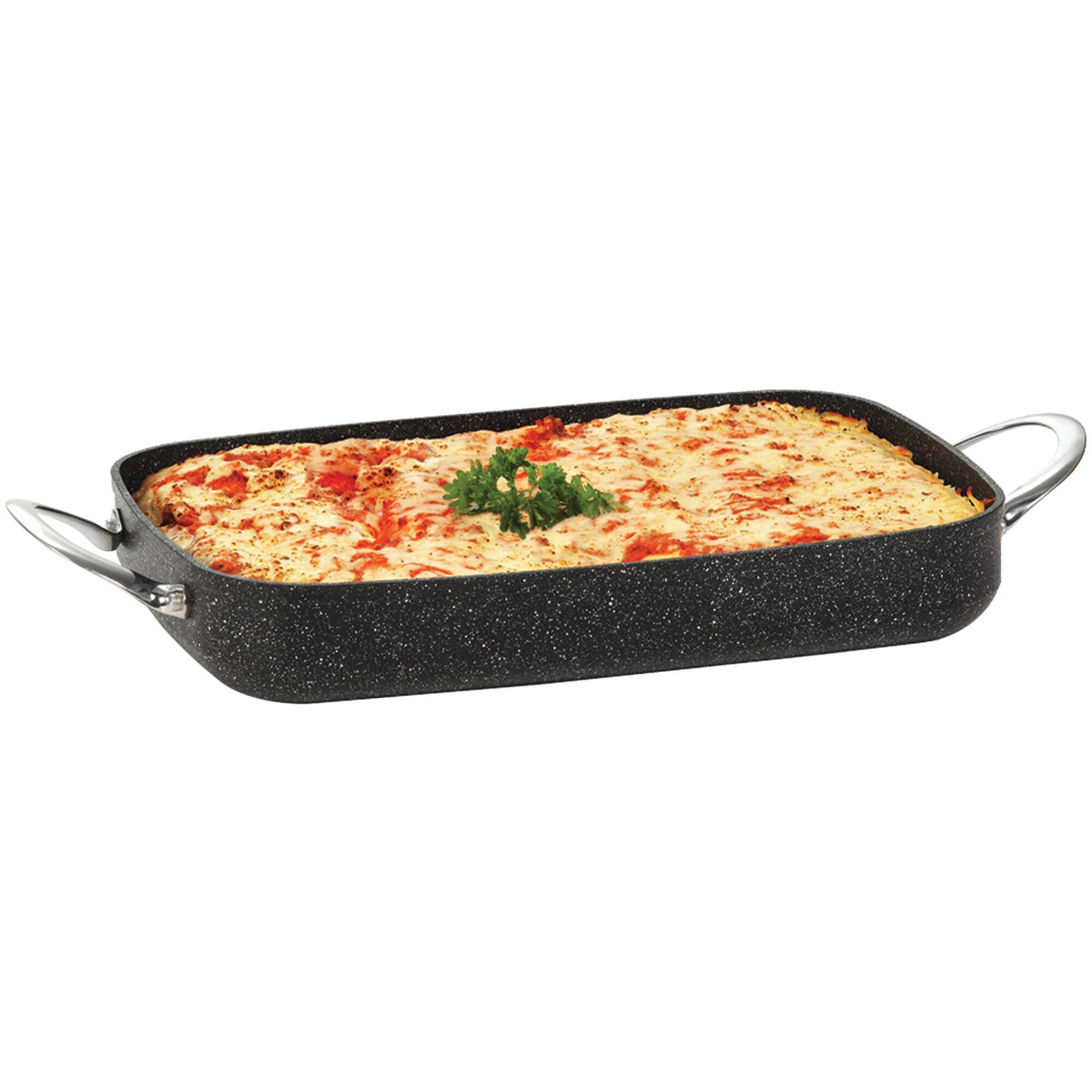 THE ROCK by Starfrit 13" Square Oven Dish With Stainless Steel Handles